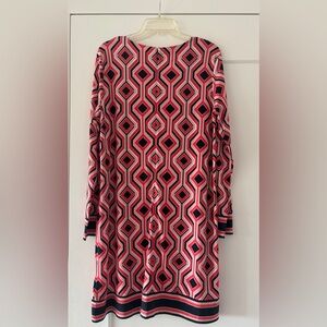 Michael Kors | Red and Black Geometric Dress